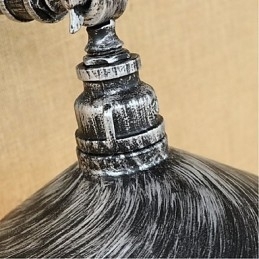 Industriell Stil Nordisk Vannrørsvegglampe Vegglampe Sølv