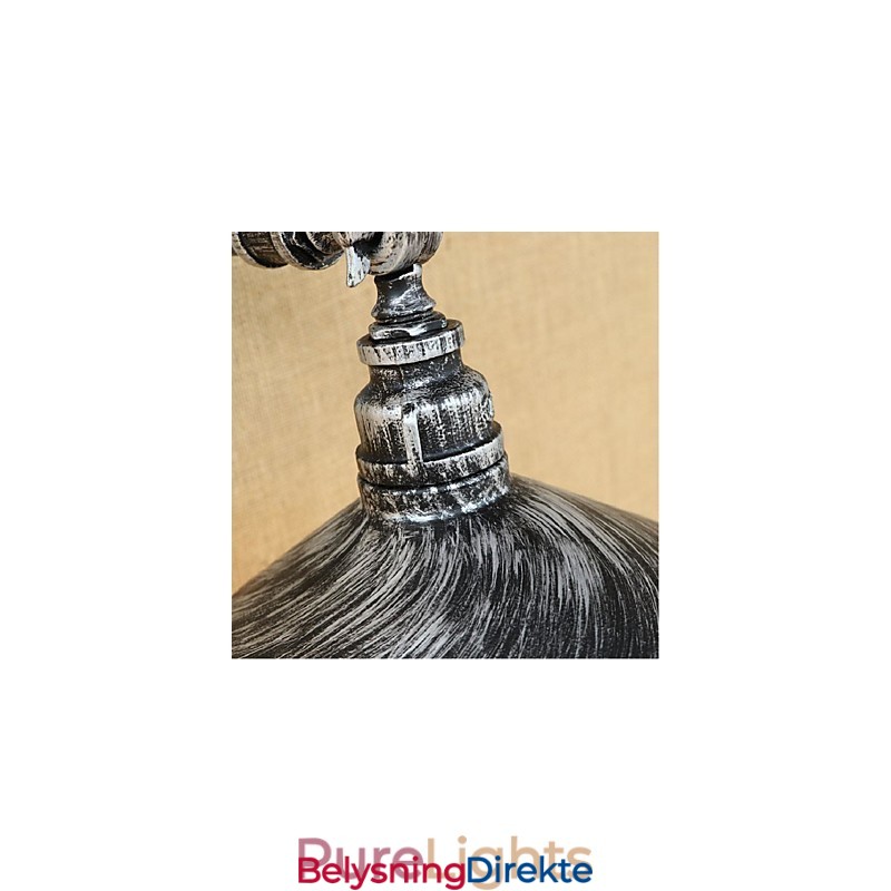 Industriell Stil Nordisk Vannrørsvegglampe Vegglampe Sølv