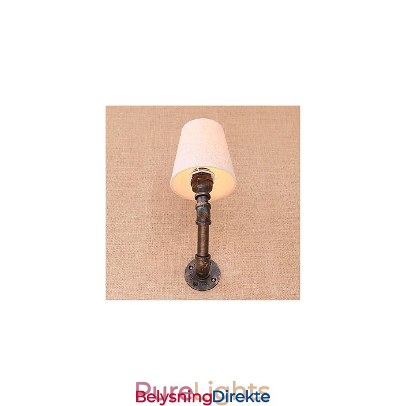 Rustikk Lodge Messingdetalj For Omgivelseslys Vegglampe Vegglampe