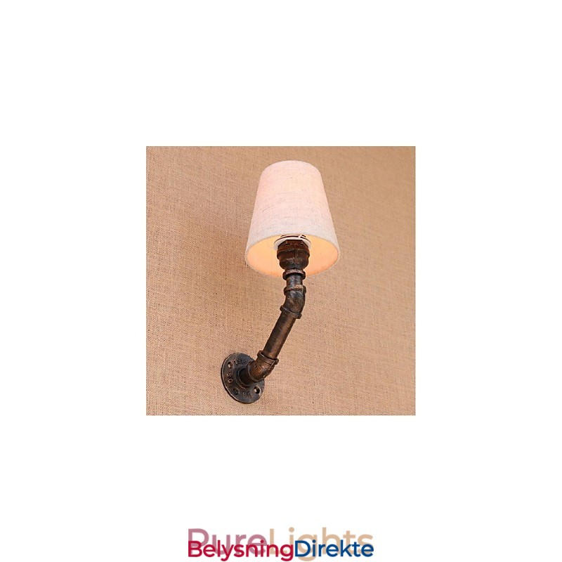 Rustikk Lodge Messingdetalj For Omgivelseslys Vegglampe Vegglampe