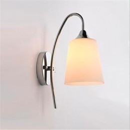 Moderne Minimalistisk Glass Nattbordslampe Til Hotellrom