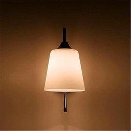 Moderne Minimalistisk Glass Nattbordslampe Til Hotellrom