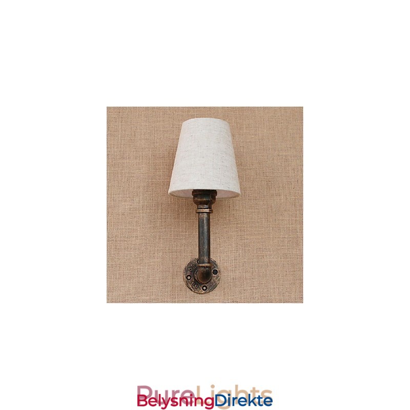 Rustikk Lodge Messingdetalj For Omgivelseslys Vegglampe Vegglampe