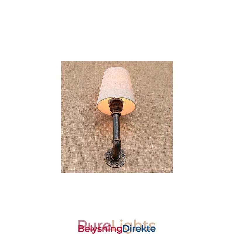 Rustikk Lodge Messingdetalj For Omgivelseslys Vegglampe Vegglampe