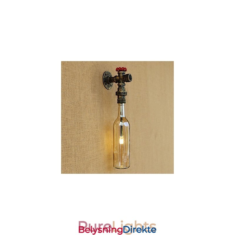 Ravfarget Vannvegglampe Med Bryter