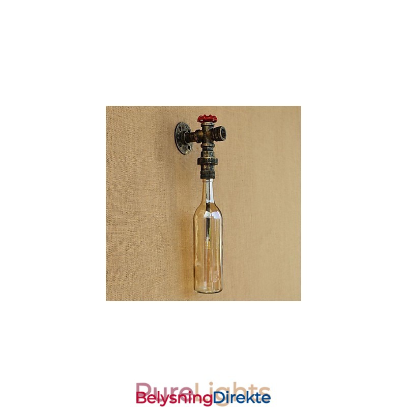 Ravfarget Vannvegglampe Med Bryter