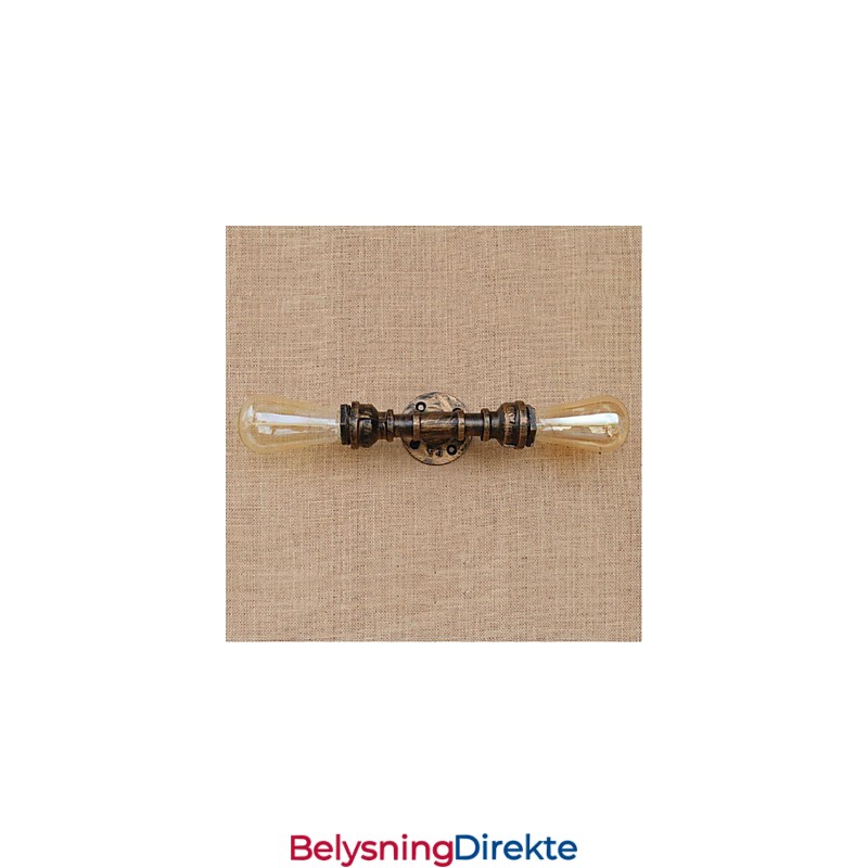 Nostalgi Enkel Vannrør Dekorativ Liten Vegglampe Vegglampe