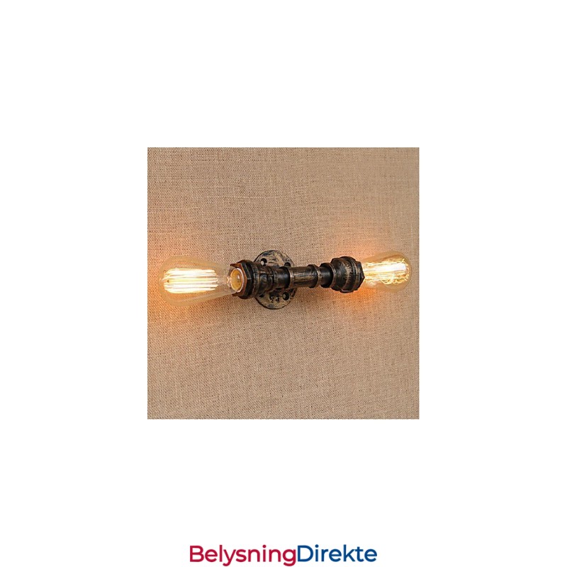 Nostalgi Enkel Vannrør Dekorativ Liten Vegglampe Vegglampe