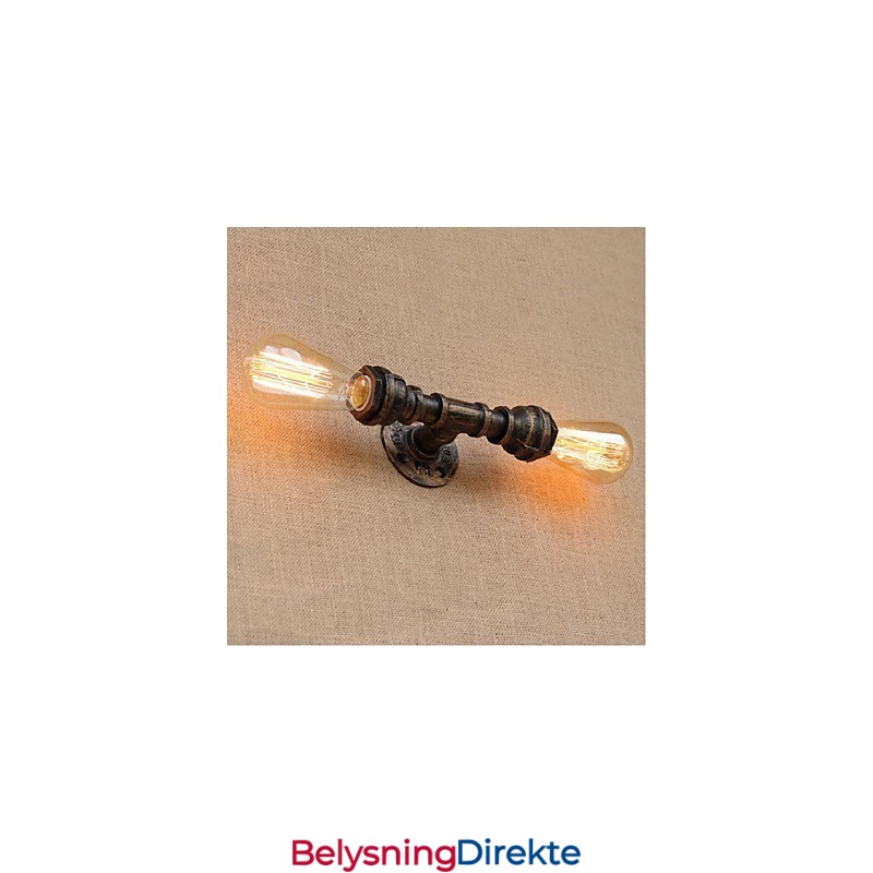 Nostalgi Enkel Vannrør Dekorativ Liten Vegglampe Vegglampe