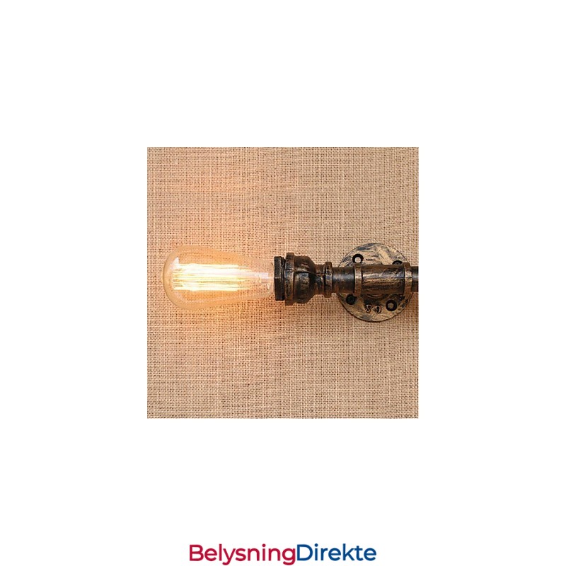 Nostalgi Enkel Vannrør Dekorativ Liten Vegglampe Vegglampe