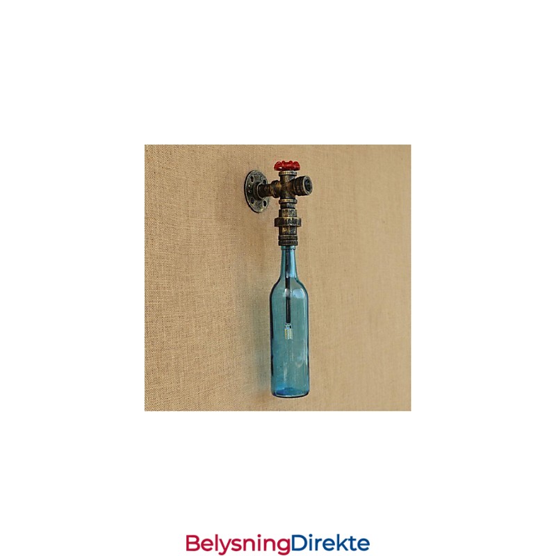 Veggbryter Med Vannrørflaskevegglampe