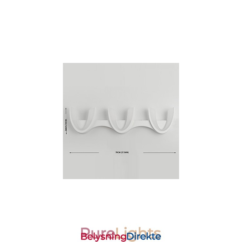 Moderne Samtidsmaleri For Omgivelseslys Vegglampe Med Vegglampe