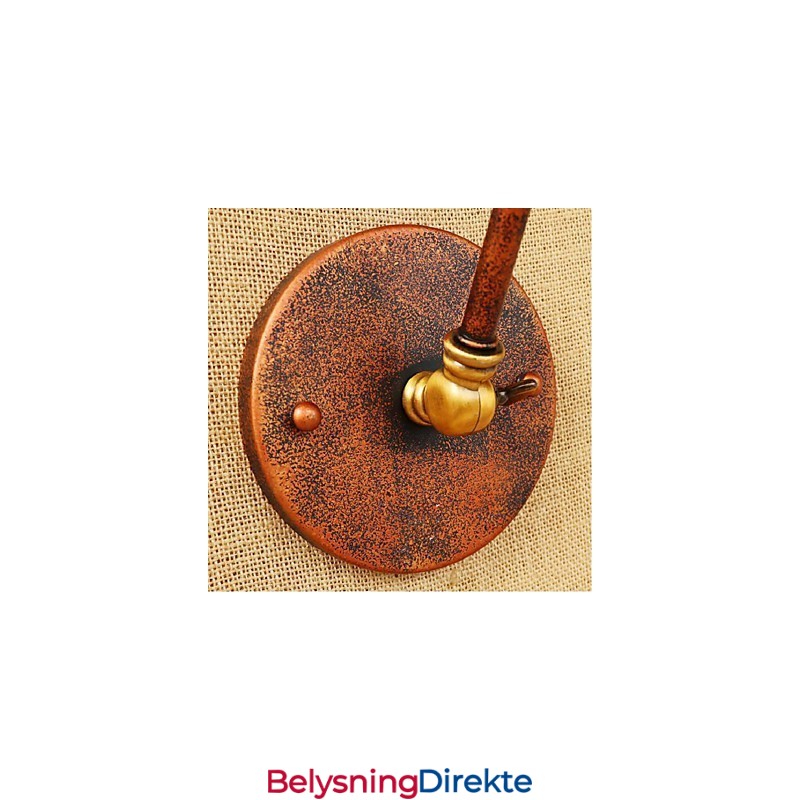 Lang Arm Halvrust Retro Kreativ Nostalgisk Uttrekkbar Sammenleggbar Vegglampe Vegglampe