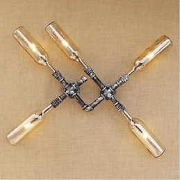 Rustikk Hyttemaling For Omgivelseslys Vegglampe Med Vegglampe