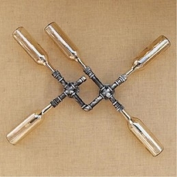 Rustikk Hyttemaling For Omgivelseslys Vegglampe Med Vegglampe