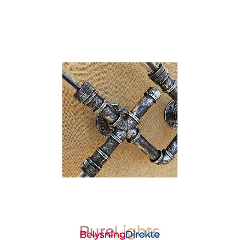 Rustikk Hyttemaling For Omgivelseslys Vegglampe Med Vegglampe