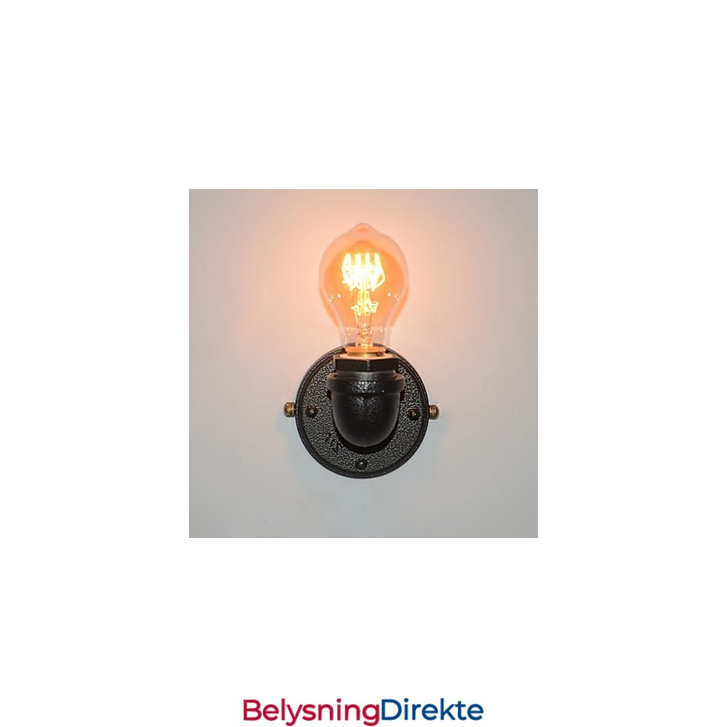 Enkel Retro Industriell Jernrør Dekorativ Vegglampe Veggarmatur