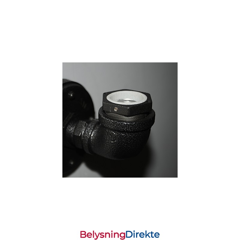 Enkel Retro Industriell Jernrør Dekorativ Vegglampe Veggarmatur