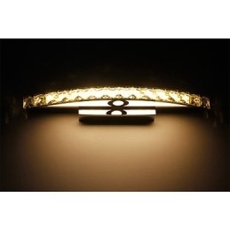 Moderne Krystallveggbelysning På Badet