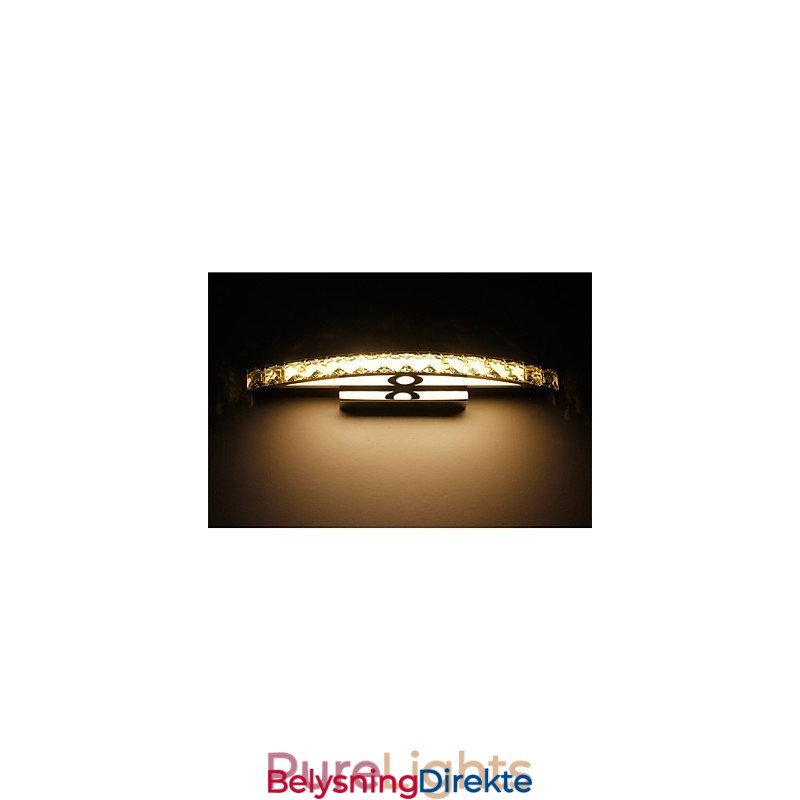 Moderne Krystallveggbelysning På Badet