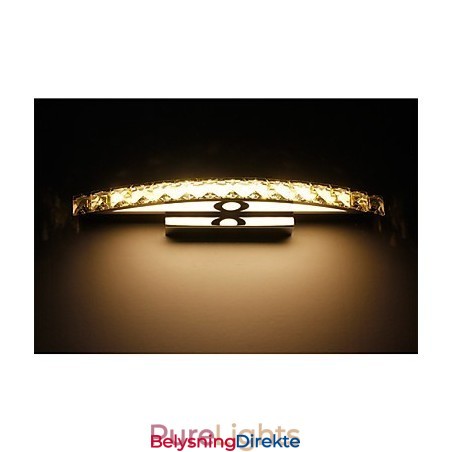 Moderne Krystallveggbelysning På Badet