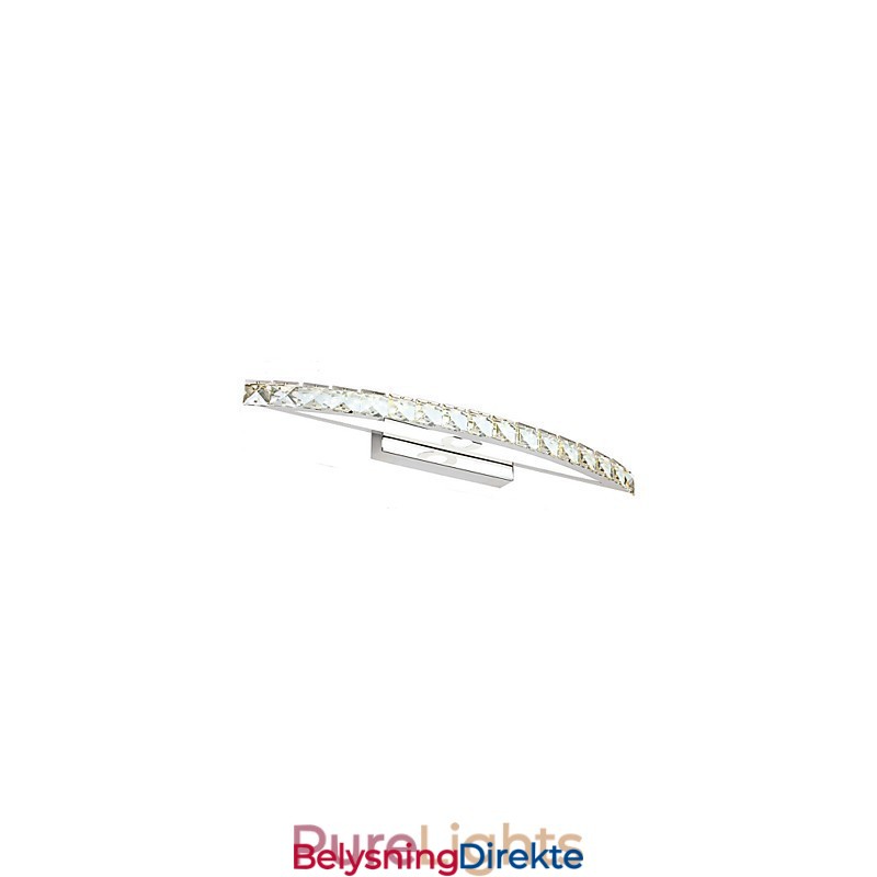 Moderne Krystallveggbelysning På Badet