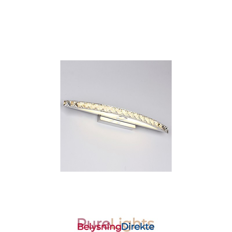 Moderne Krystallveggbelysning På Badet