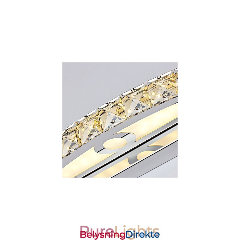Moderne Krystallveggbelysning På Badet