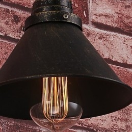 Vannrør Vegglamper Retro Industriell Stil Kreativ Landlig Metall Restaurant Kafé Barer Barbord Vegglamper