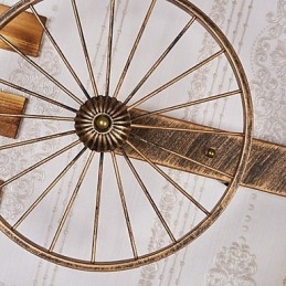 Rustikk Hyttemalingsfunksjon For Mini-Stil Opplyst Vegglampe I Vegg