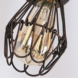 Retro Industriell Stil Landlig Metallvegglampe Restaurant Kafé Mini Vegglampetter
