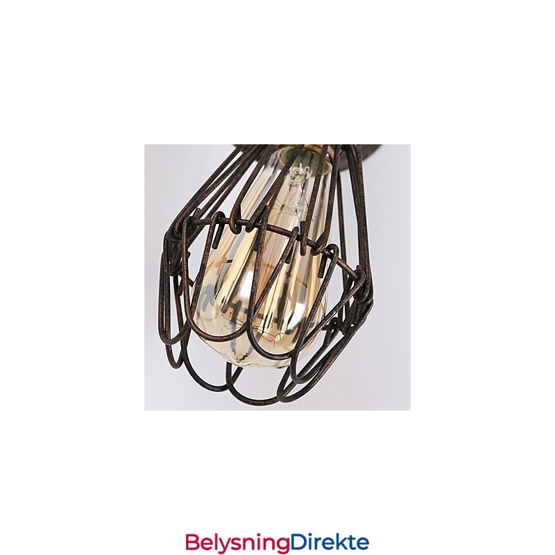 Retro Industriell Stil Landlig Metallvegglampe Restaurant Kafé Mini Vegglampetter