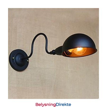 Retro Svart Høykvalitets Personlighet Nattbordssoveromsstudie Som Dreier Seg Rundt Dekorativ Vegggang