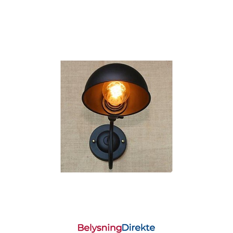 Retro Svart Høykvalitets Personlighet Nattbordssoveromsstudie Som Dreier Seg Rundt Dekorativ Vegggang