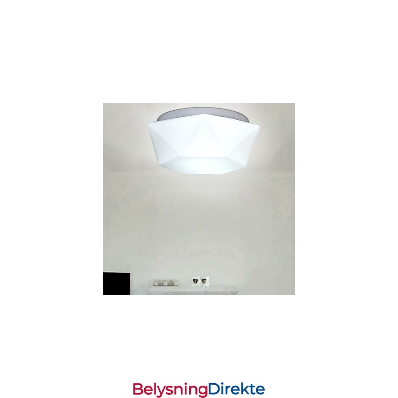 Kreativ Hvit Diamantglasskuppellys Absorberer