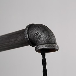 Vintage Industrielle Rørvegglamper Med Bryter Kreative Lys Restaurant Kafé Bar Dekorasjonsbelysning Med 1 Lyspære Malt Overflate