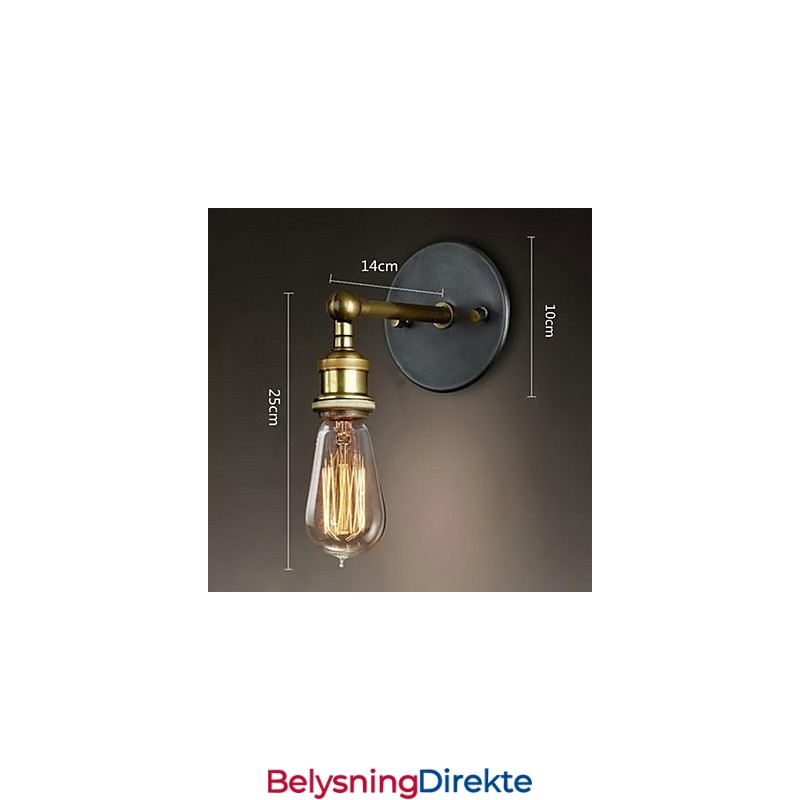 Den Amerikanske Landsbyveggen Balkongkorridor Enkel Kobberhodelampe