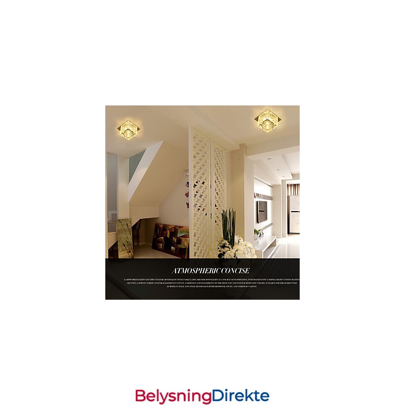 Krystalllampe Smd Creativetube Spotlight Absorber Kuppellys