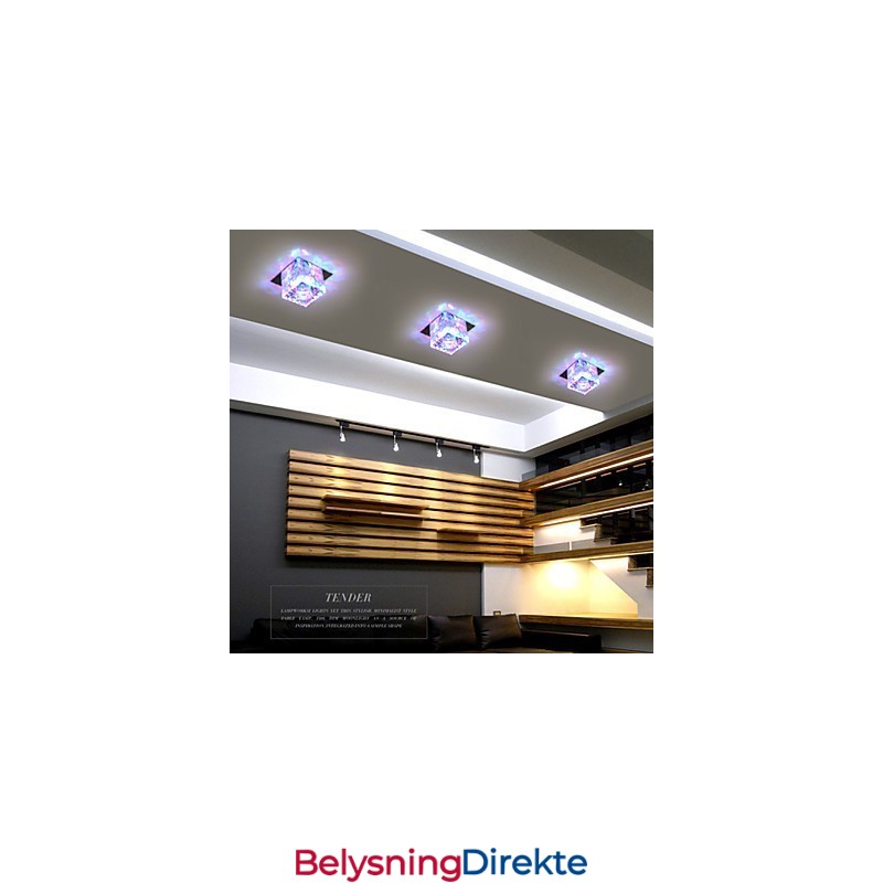 Krystalllampe Smd Creativetube Spotlight Absorber Kuppellys