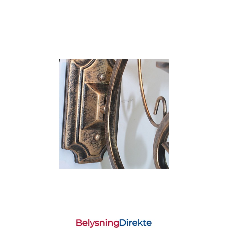 Mini Retro Vegglampe I Metallformet Vegglampe I Gangstil