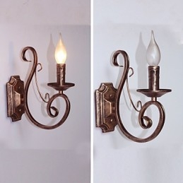 Mini Retro Vegglampe I Metallformet Vegglampe I Gangstil