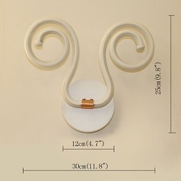 Moderne Enkel Aluminiumsvegglampe Kreativ Midtgangs-Nattlampe Belysning