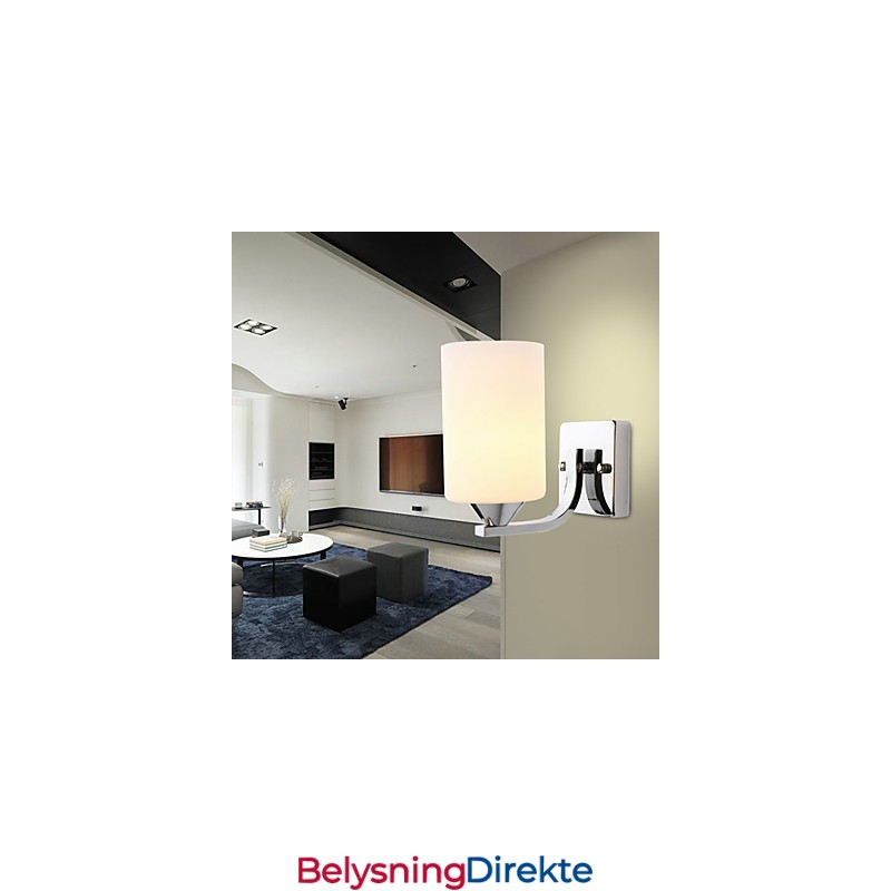 Moderne Samtidsmaleri For Omgivelseslys Vegglampe Med Vegglampe