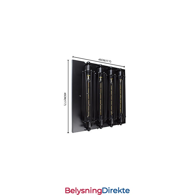 Vegglampe Vegglampe I Jern Vegglampe I 4-I-En-Stil