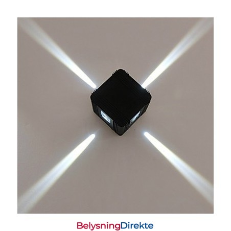 Moderne Lys Aluminiums Innfelt Vegglampe Dekorerer Vegglamper