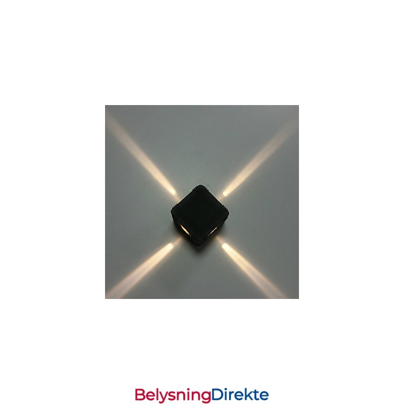 Moderne Lys Aluminiums Innfelt Vegglampe Dekorerer Vegglamper