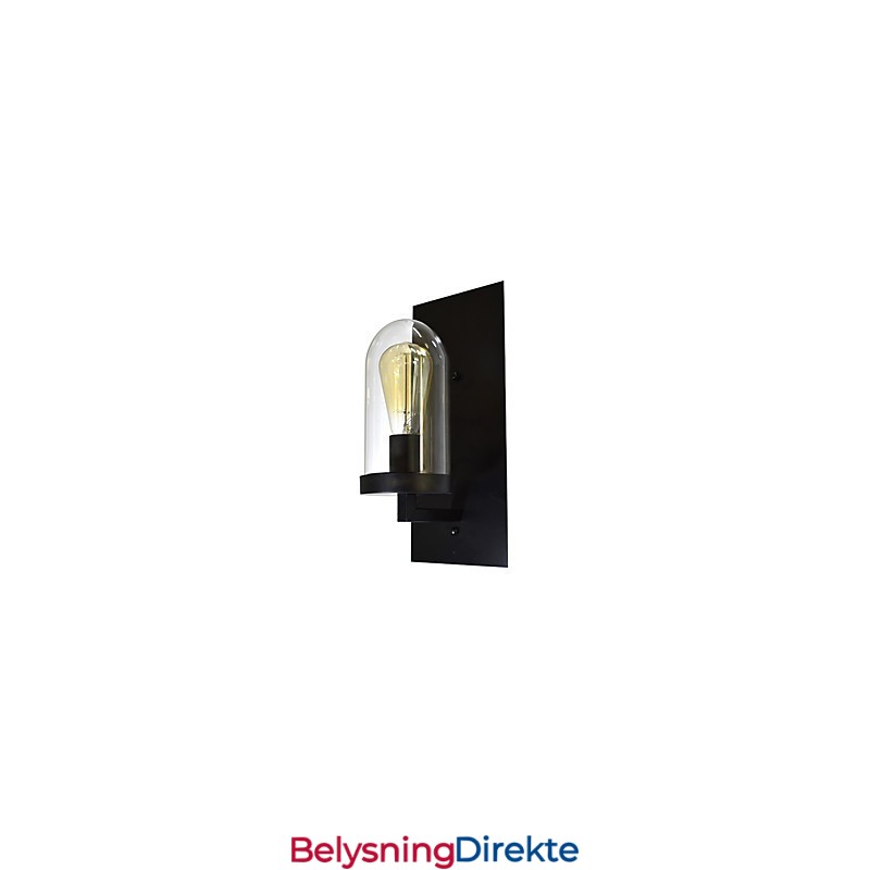 Malt Stålvegglampe Dum Svart Amerikansk Kaffedekorasjon Retro Vegglampe Lyssabellampe På Vegg