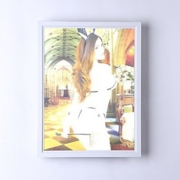 Integrert Moderne Samtidskunstnerisk Moderne Samtidsmalerifunksjon For Omgivende Lysvegglamper