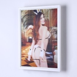 Integrert Moderne Samtidskunstnerisk Moderne Samtidsmalerifunksjon For Omgivende Lysvegglamper