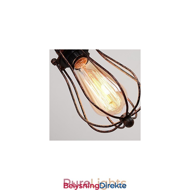 Industriell Retro Jernvegglampe Kreativ Personlighet Løftetrinsevegglampe